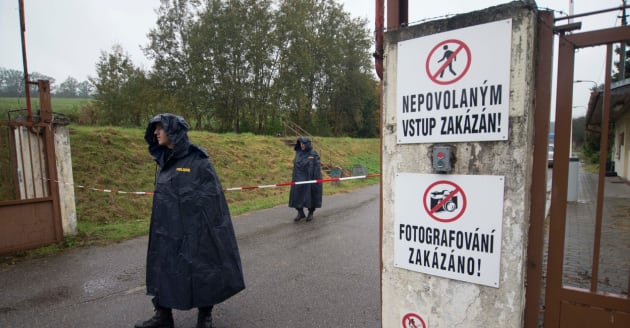 Sklad Vrbětice (zdroj CNN PrimaNews)